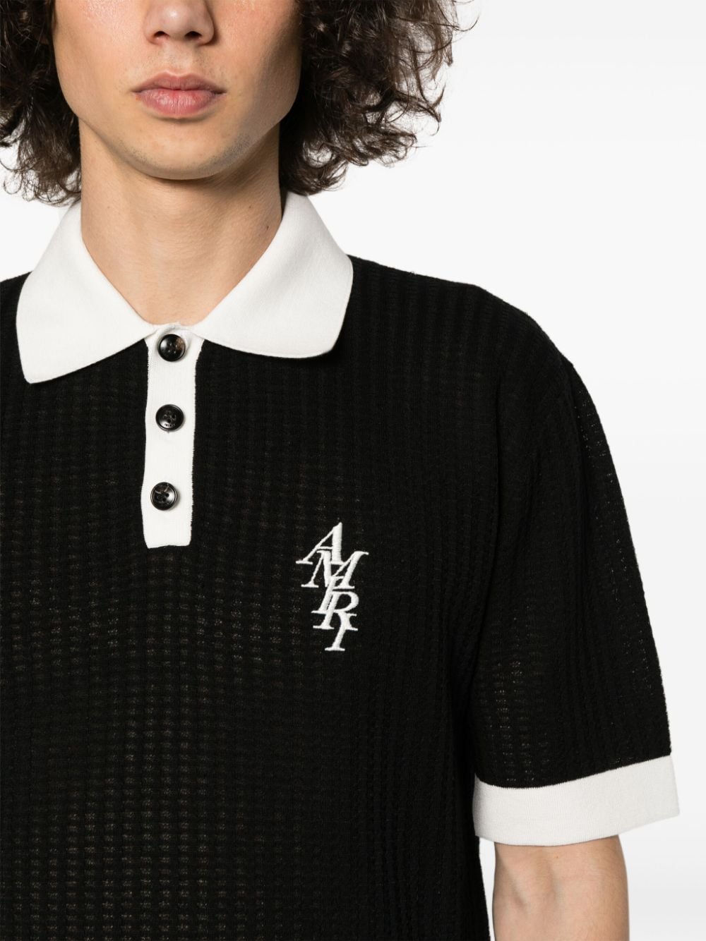 Waffle Stitch Polo