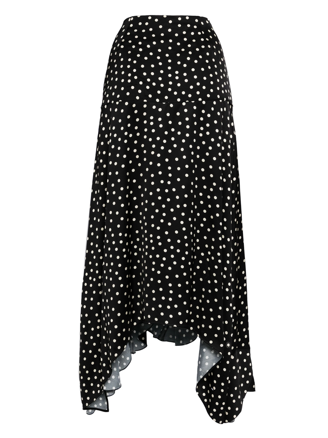 Polka Dots Print Maxi Skirt