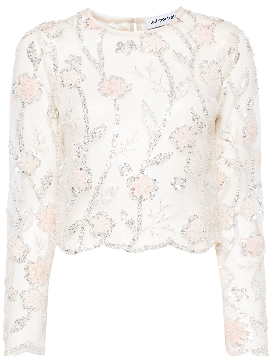 Sequin Flower Top