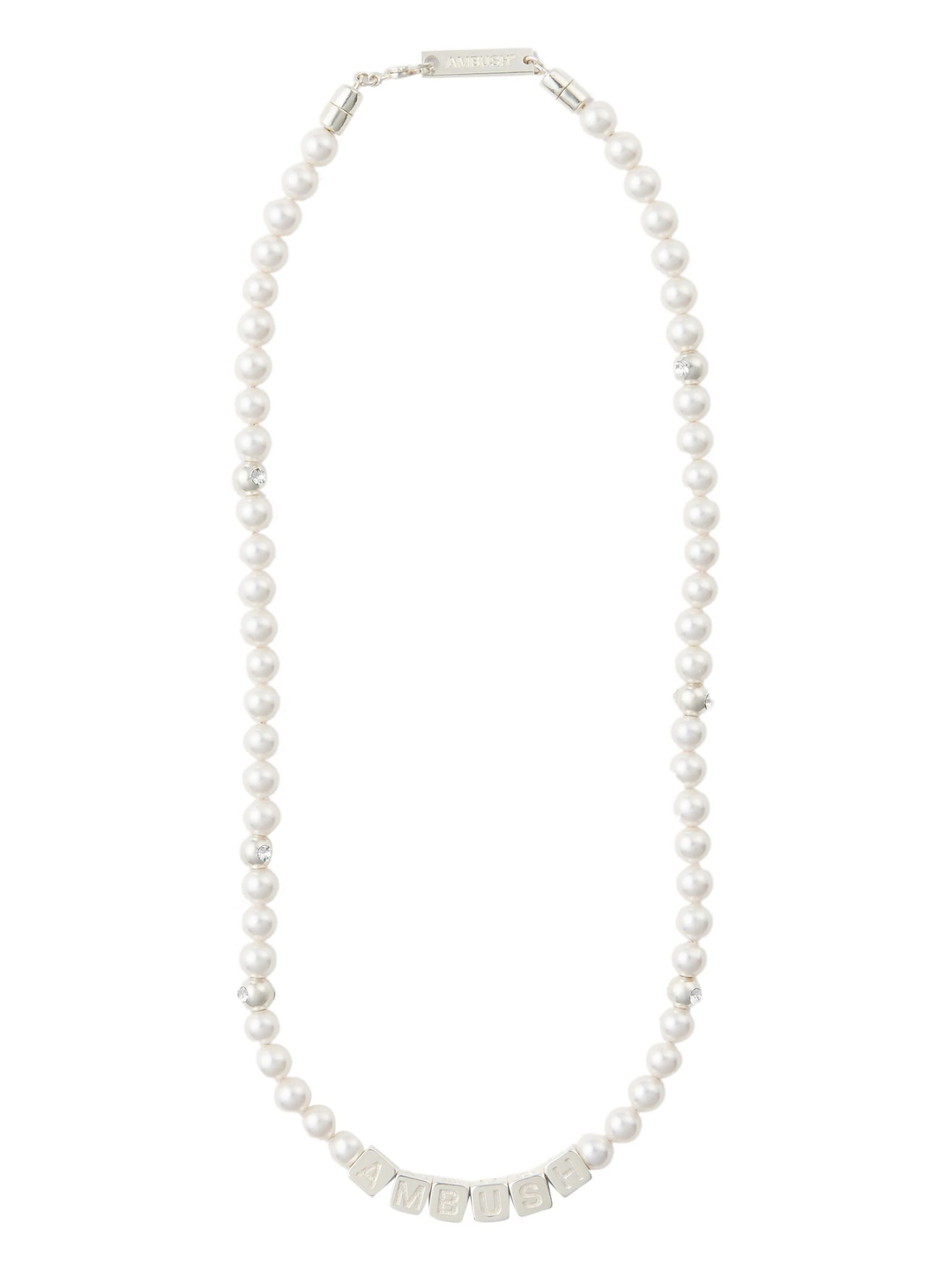 Pearl Letterblock Necklace