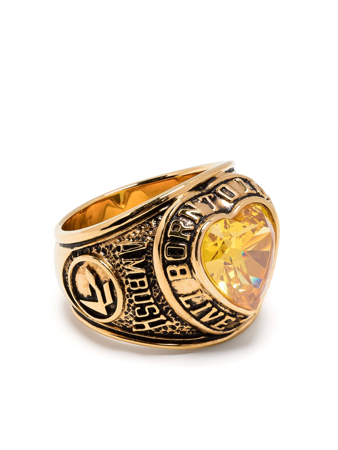 Heart Class Ring Gold Yellow