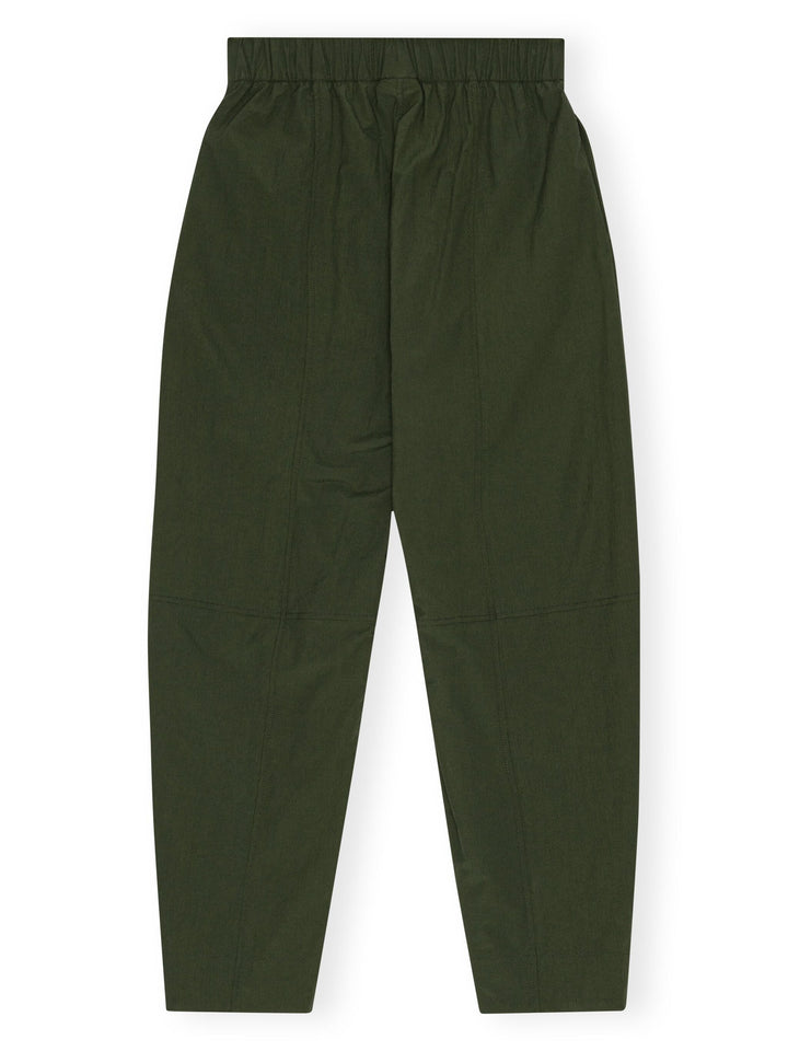 코튼 크레이프 엘라스틱 커브 팬츠