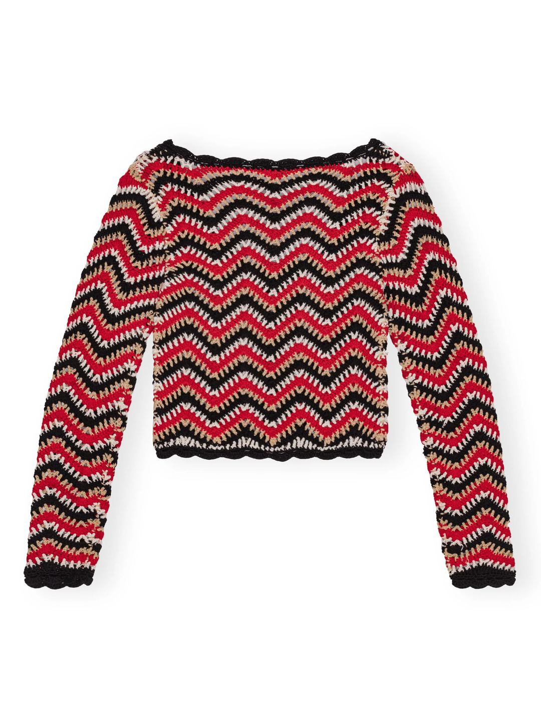 코튼 크로셰 카디건