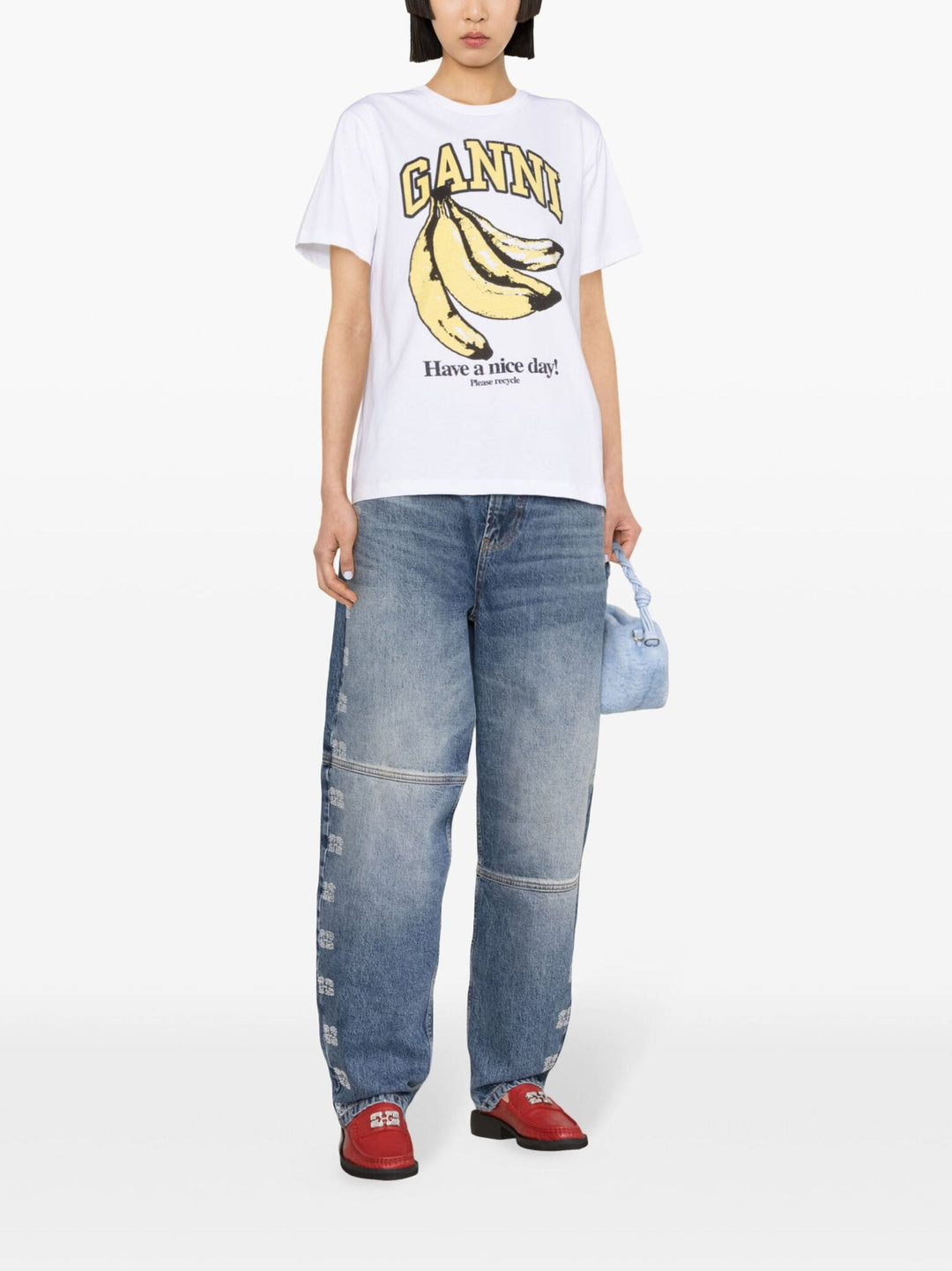 Basic Jersey Banana Relaxed T-Shirt