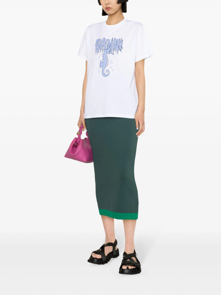 Basic Jersey Seahorse Relaxed T-Shirt