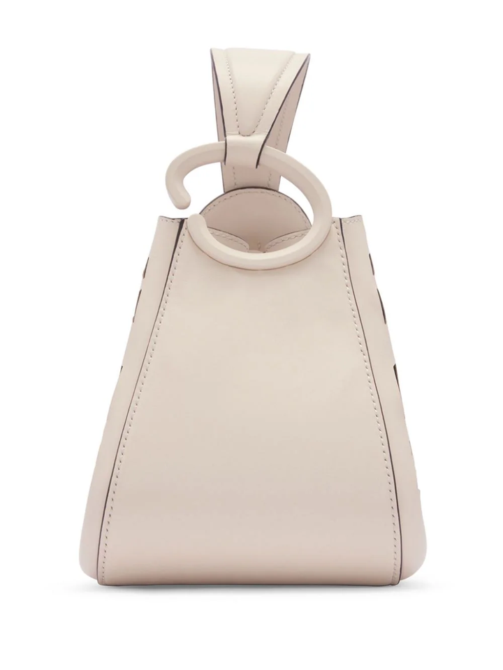 레이저 탑 핸들이 있는 부드러운 송아지 가죽