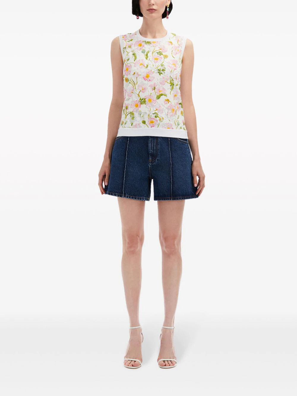 프린트된 혼합 식물 삽입 탑