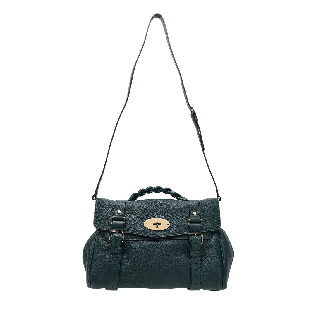 Alexa Mulberry Green Heavy Grain