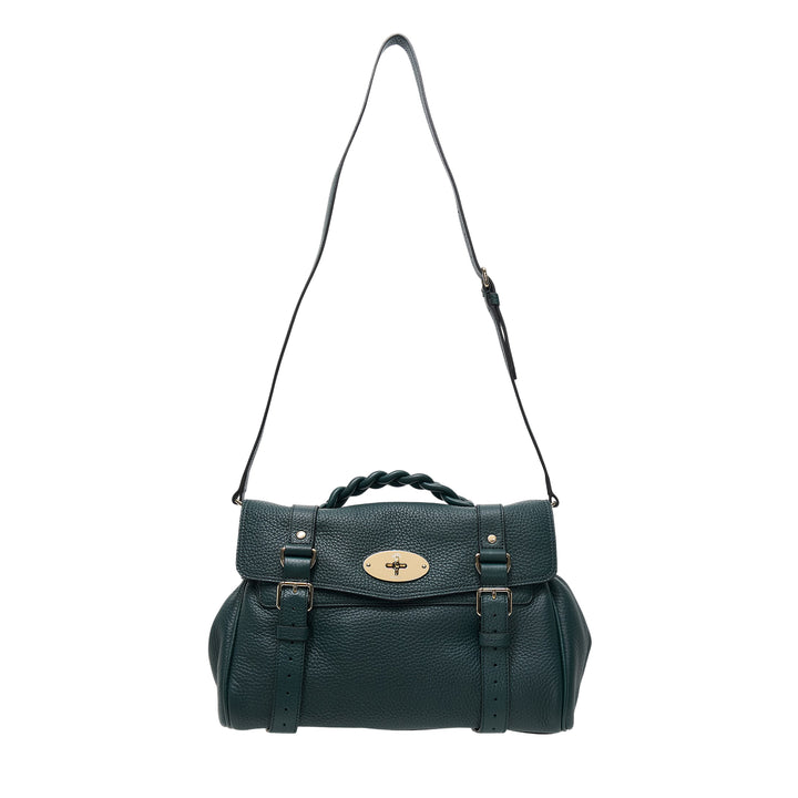 Alexa Mulberry Green Heavy Grain