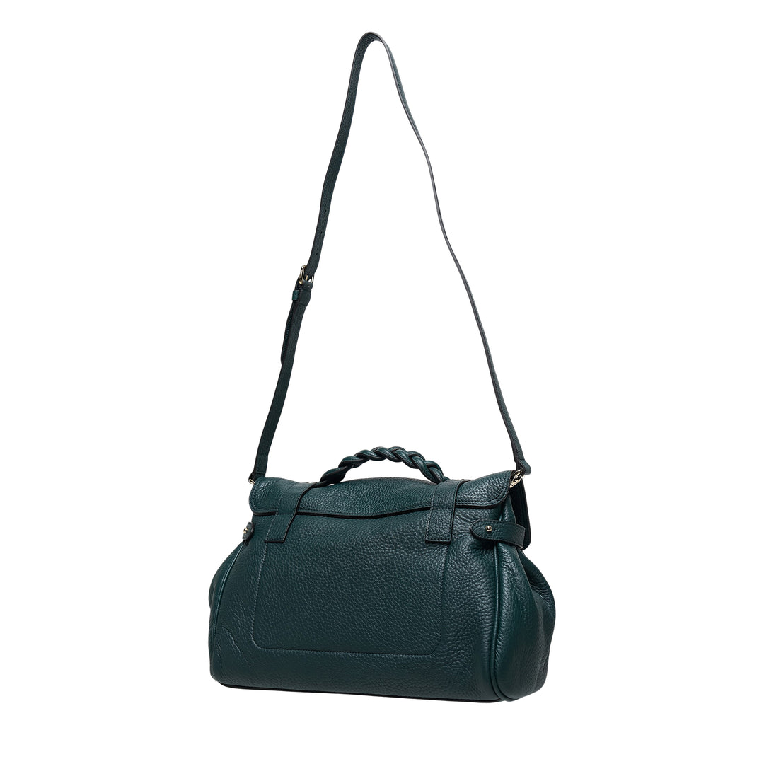 Alexa Mulberry Green Heavy Grain