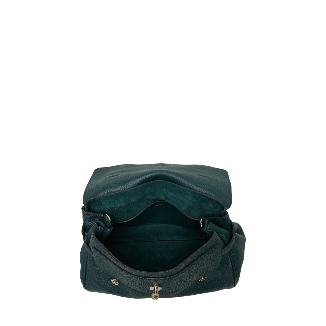 Alexa Mulberry Green Heavy Grain
