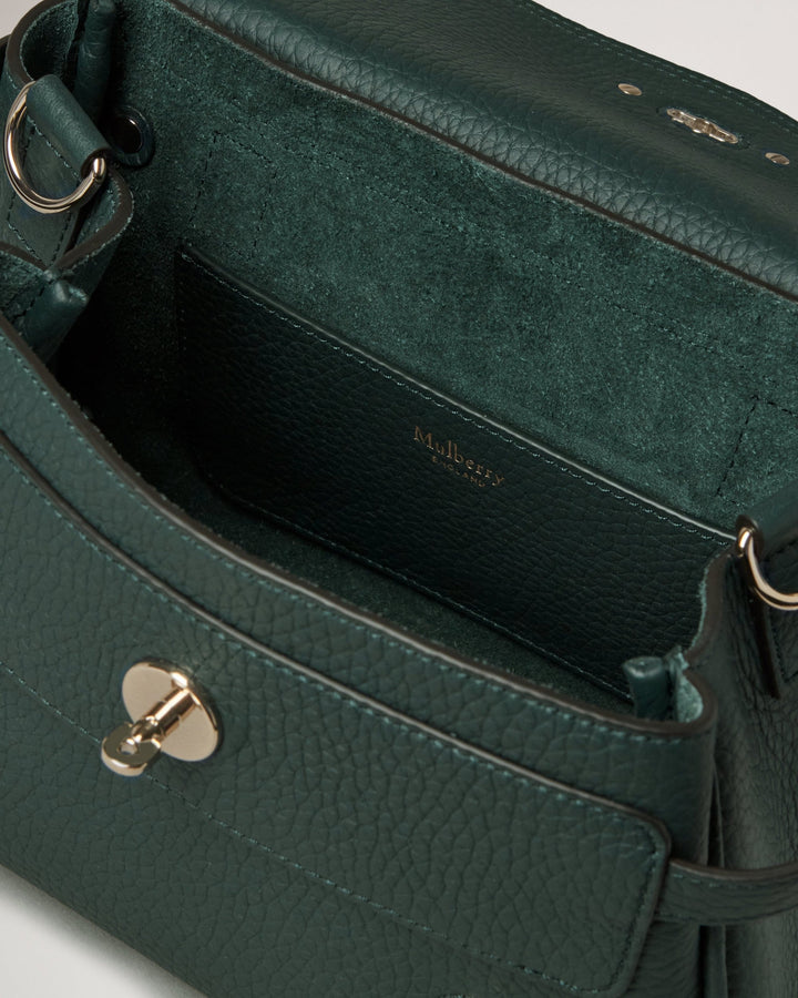 Mini Alexa Mulberry Green Heavy Grain