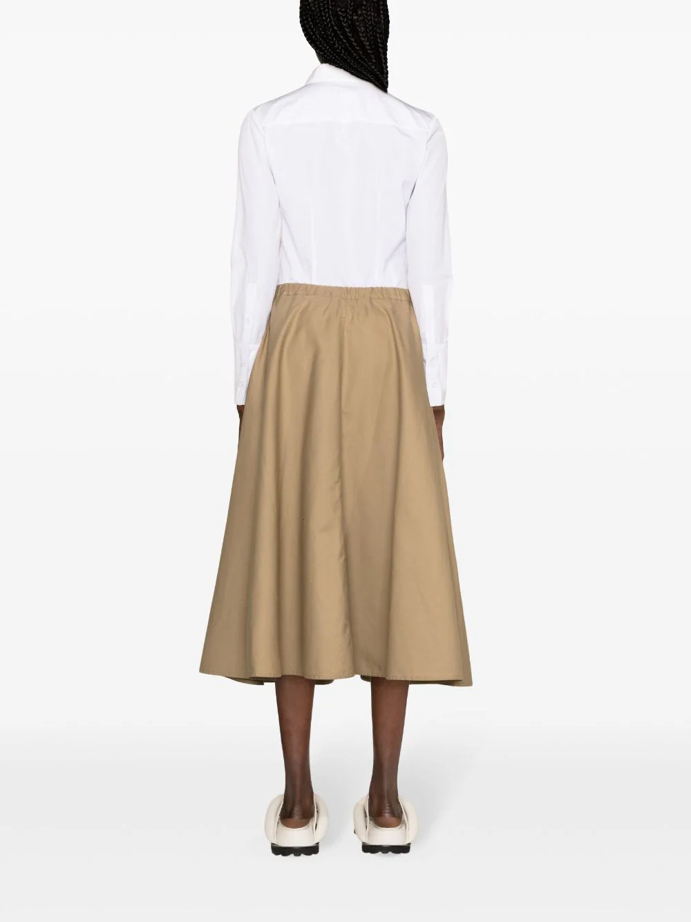 Elastic Waist With Pocket Skirt