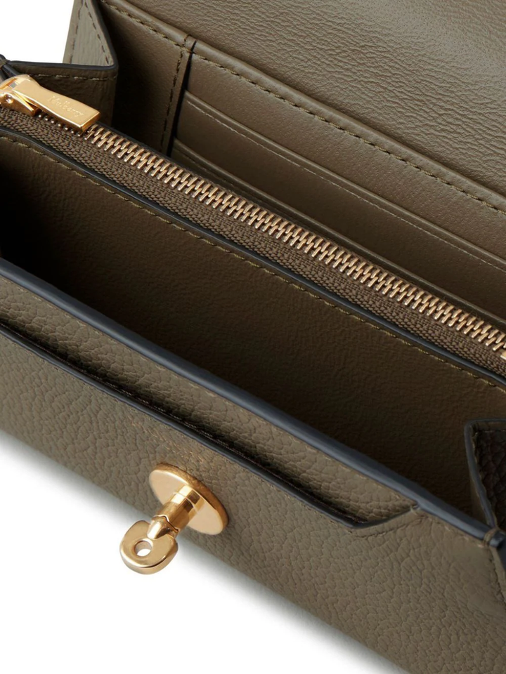 Medium Darley Wallet Linen Green Small Classic Grain