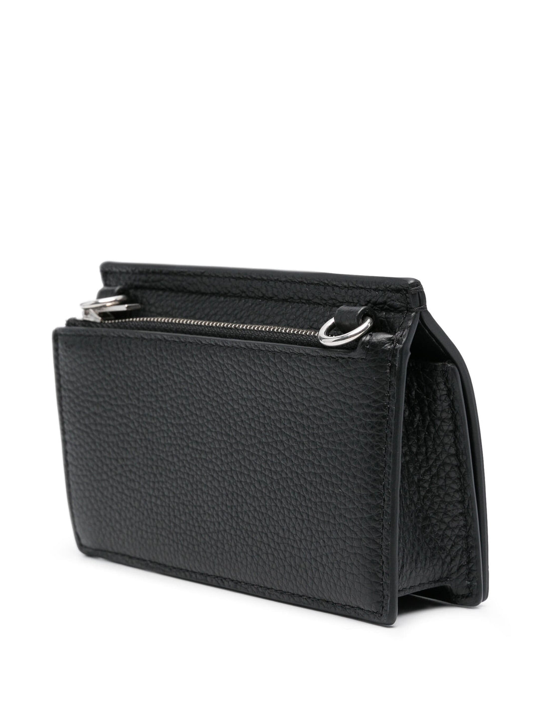 East West Antony Pouch Black Small Classic Grain