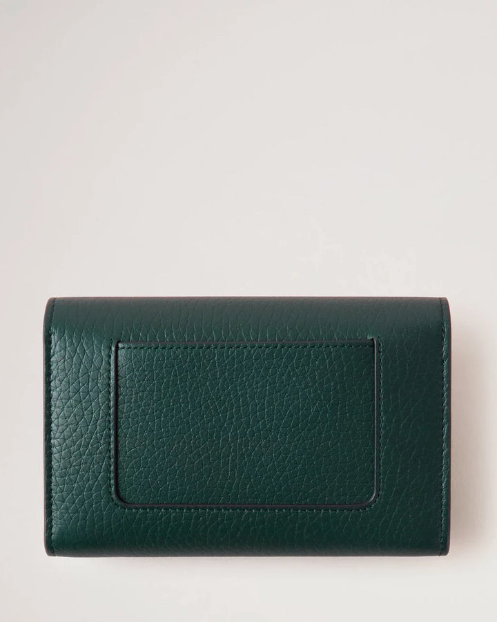 Medium Darley Wallet Mulberry Green Heavy Grain