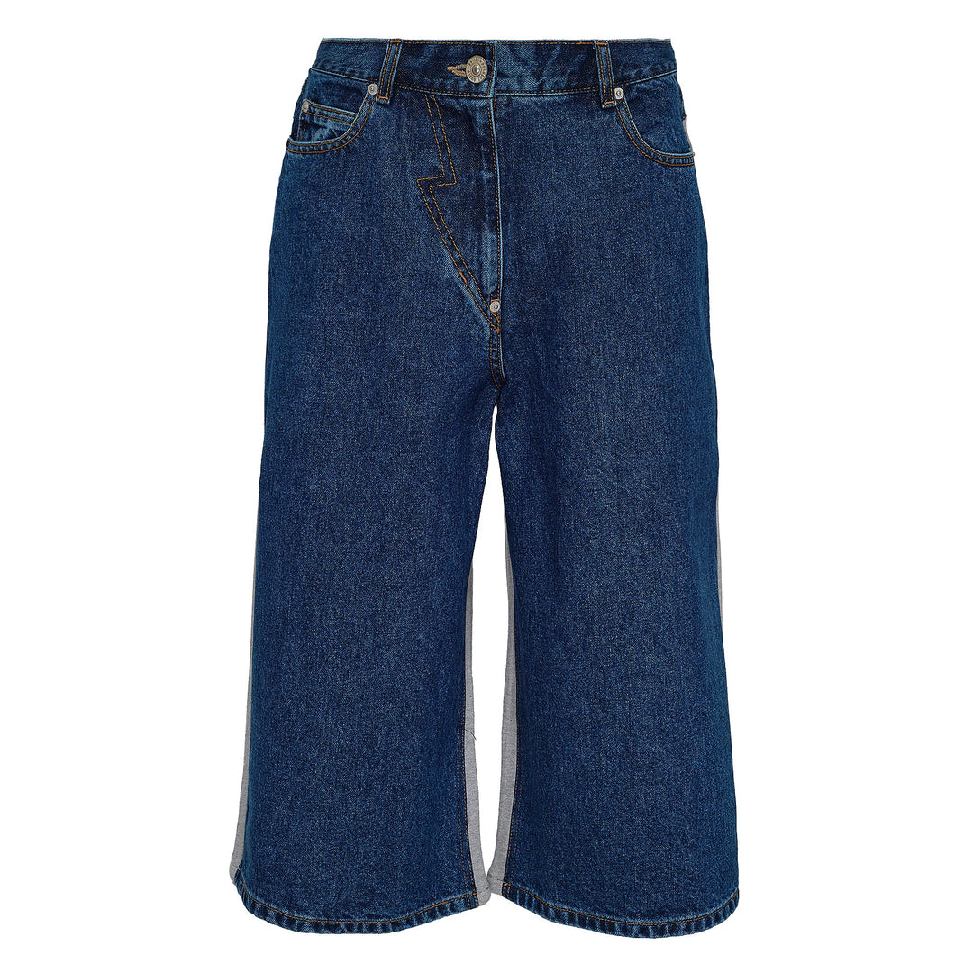 Blue Hybrid Burmuda Jeans