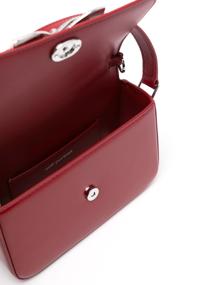 Burgundy Leather Micro Bag