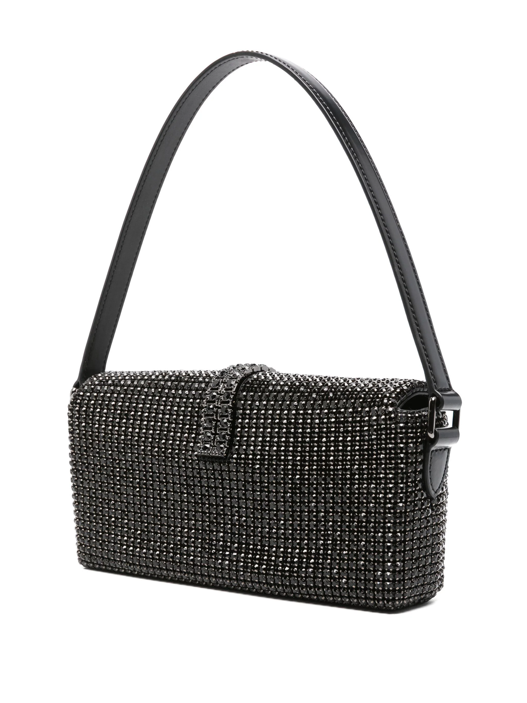 Black Rhinestone Chainmail Bag