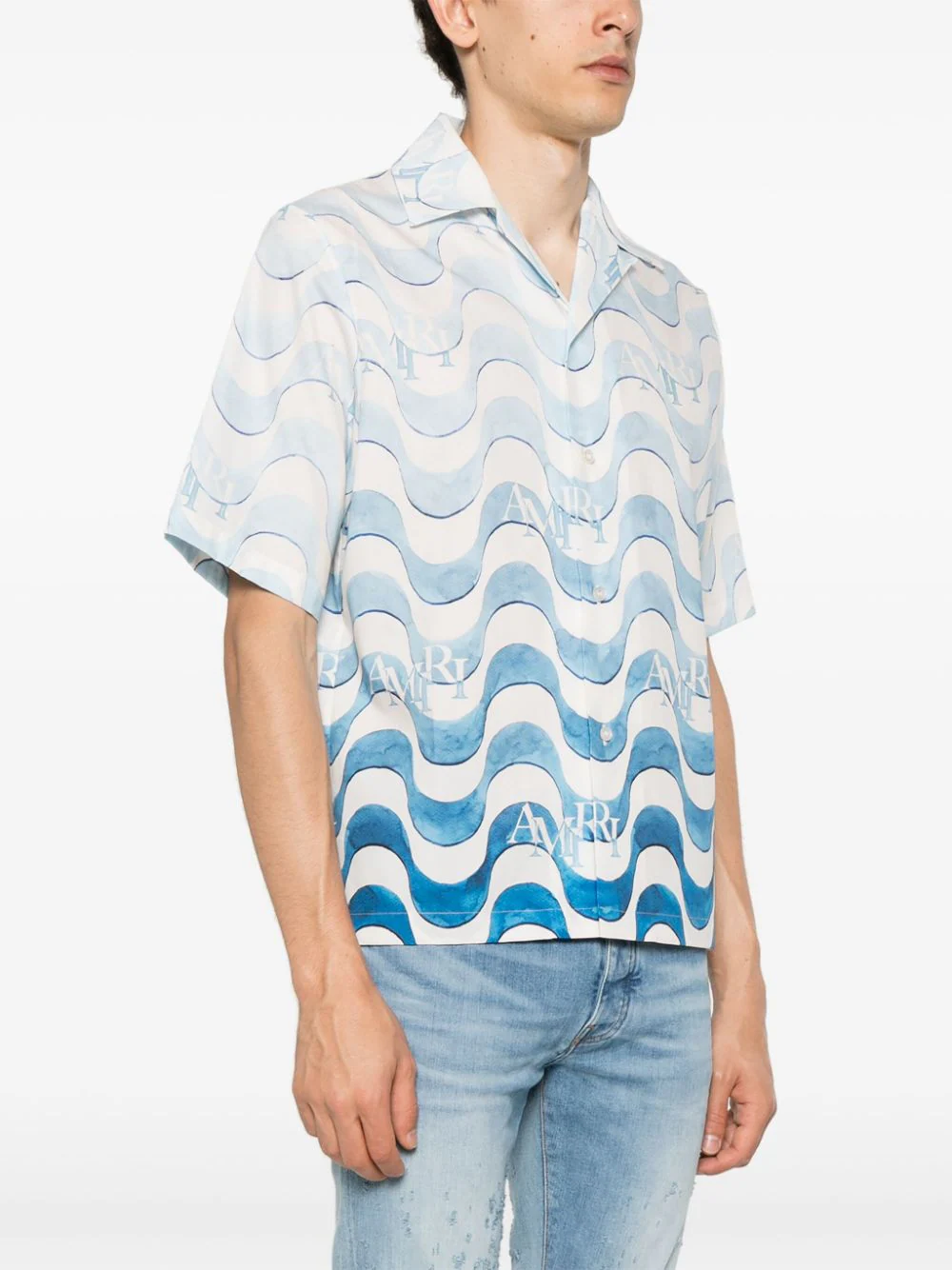 Amiri Staggered Wave Shirt