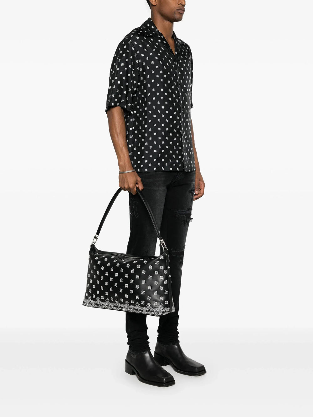 AMIRI MA Paisley Hobo Crossbody - view 2