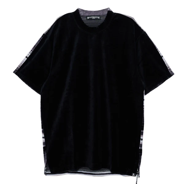 Regular Swiched Border Velour Tee