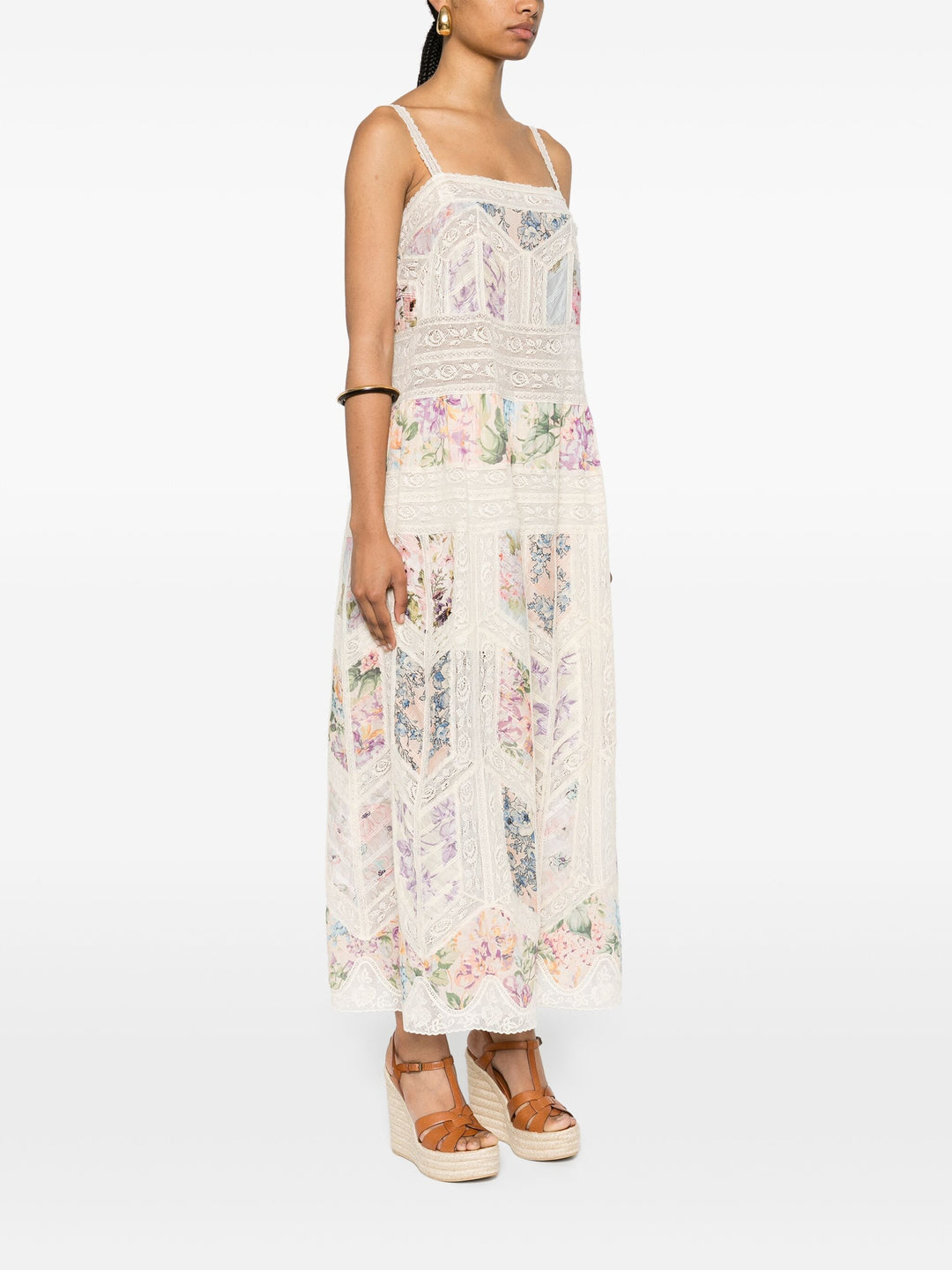 Halliday Lace Trim Slip Dress