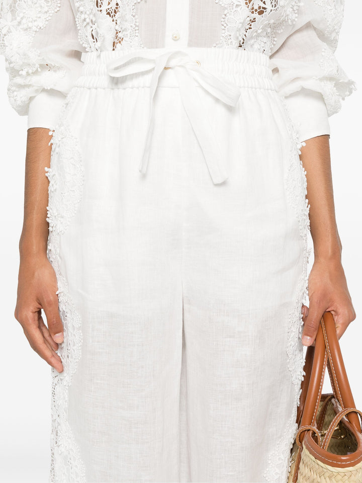 Halliday Lace Flower Pant