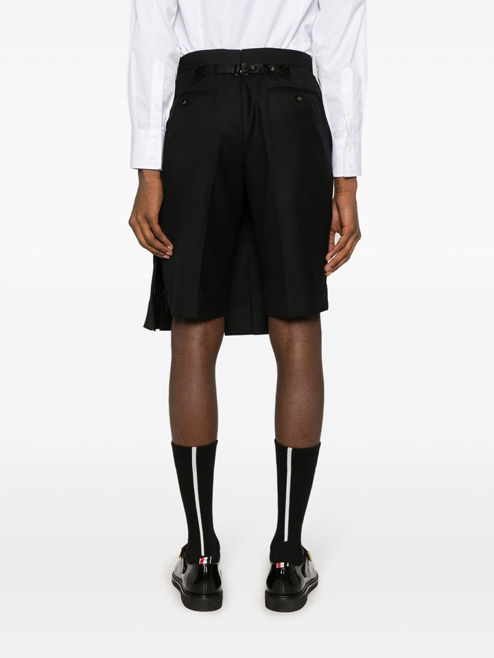 Twill Wool Backstrap Skort Men