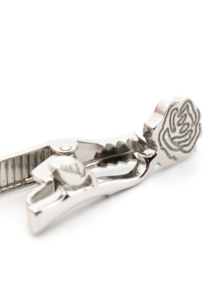 Brass Rose Icon Tie Bar