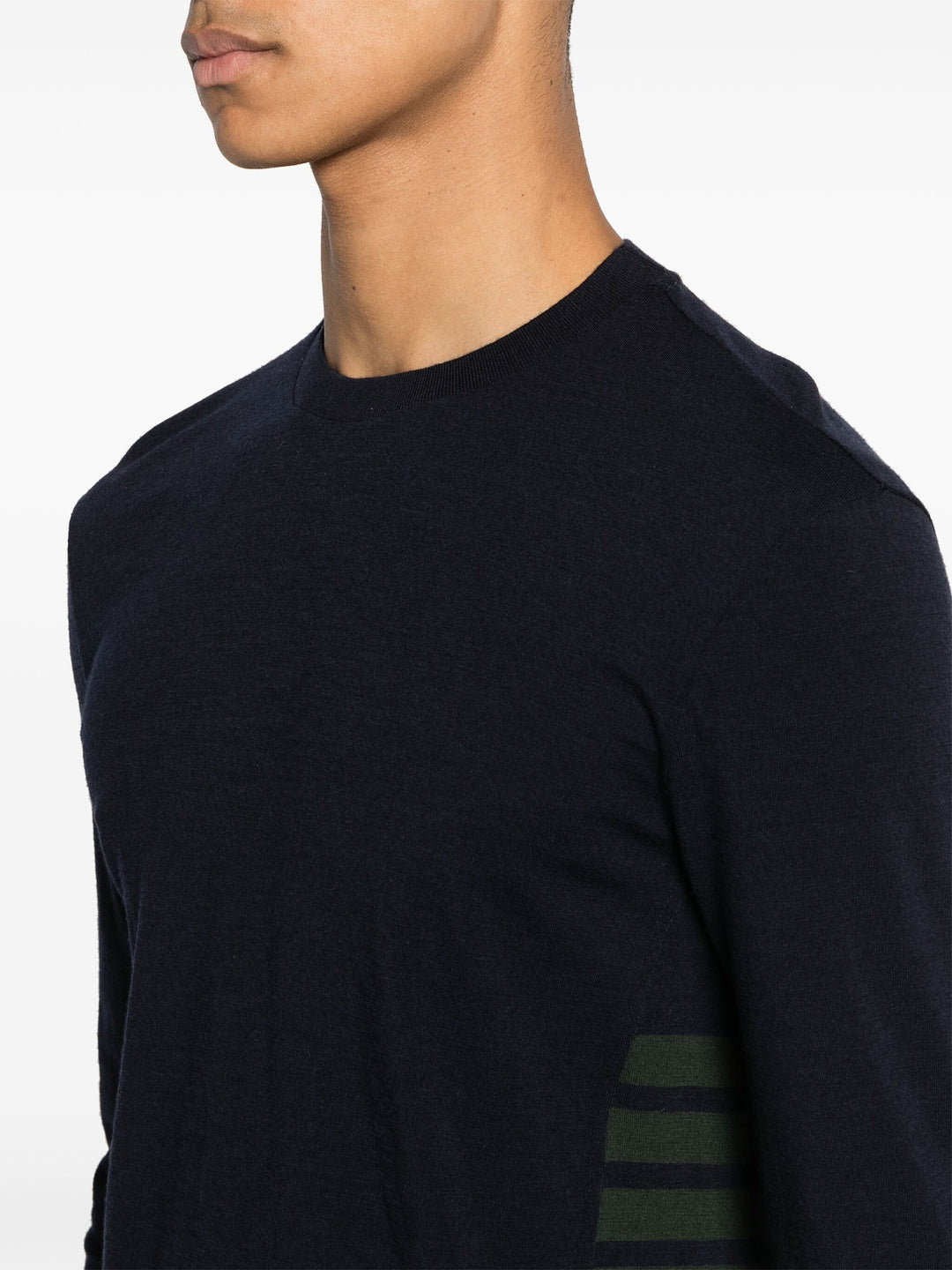 Long Sleeve Tee In Wool Jersey