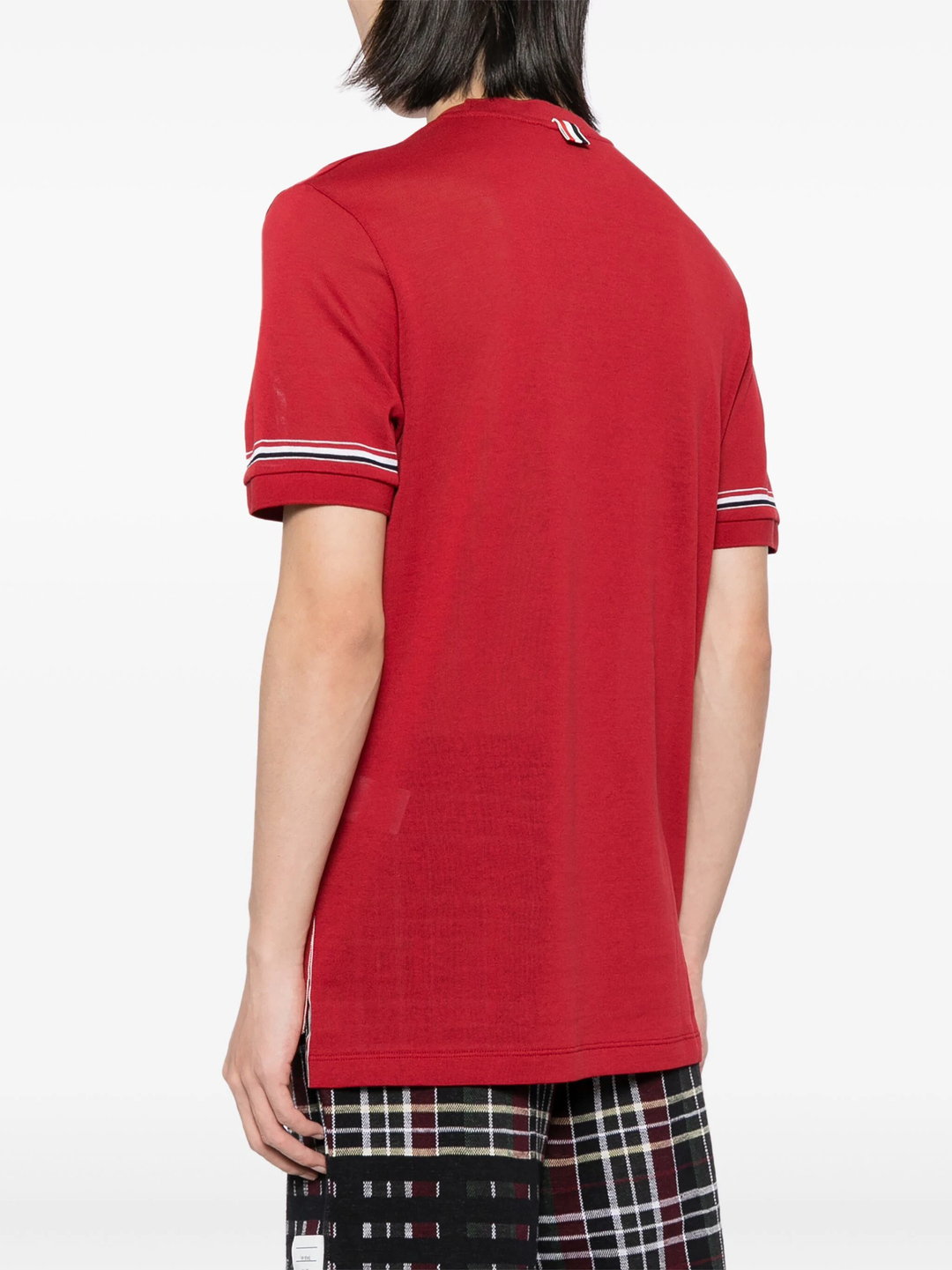 Lightweight Cotton Short Sleeve Striped Tee