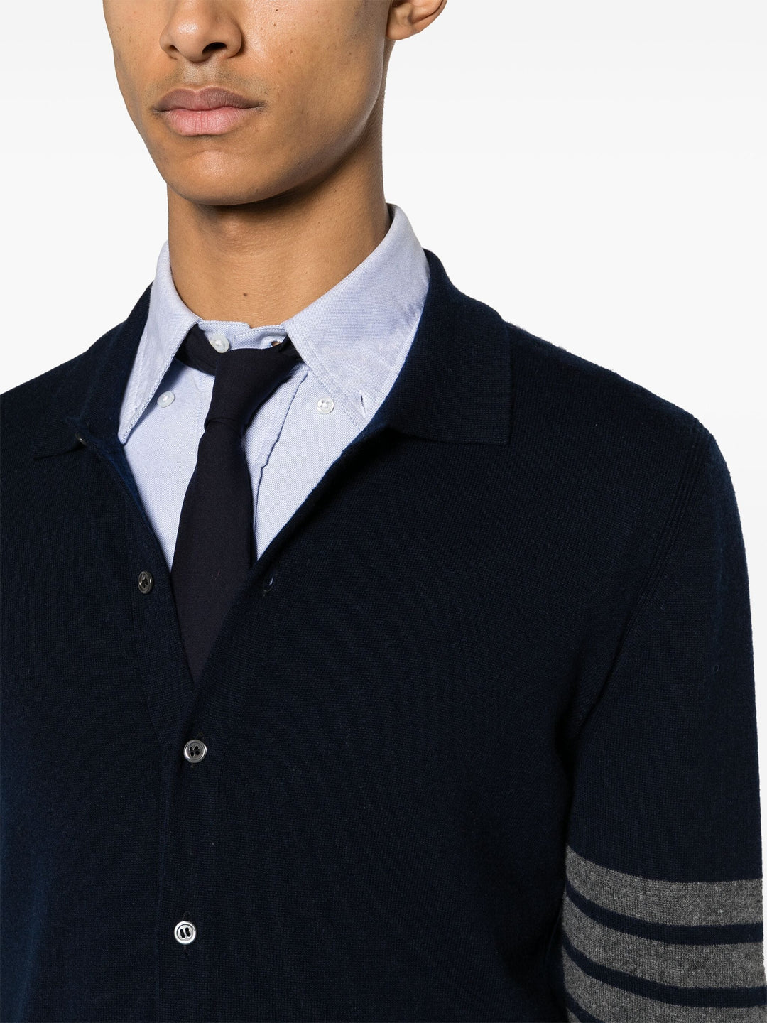 Cashmere Jersey Stitch 4-Bar Shirt Men
