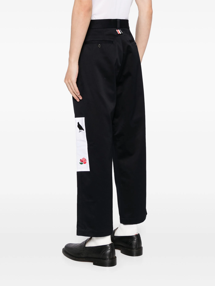 Unconstructed Straight Leg Pants