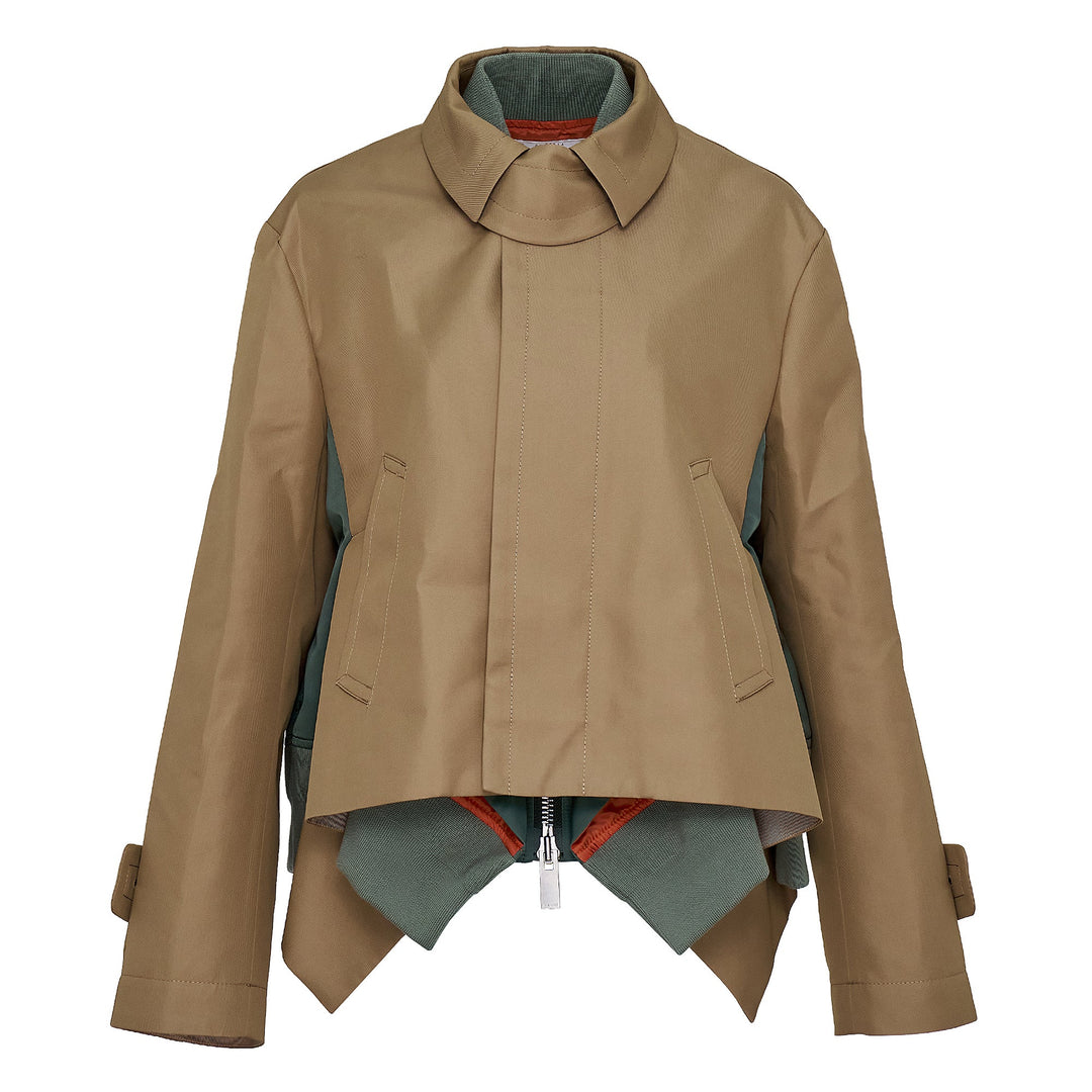 Cotton Gabardine X Nylon Twill Blouson