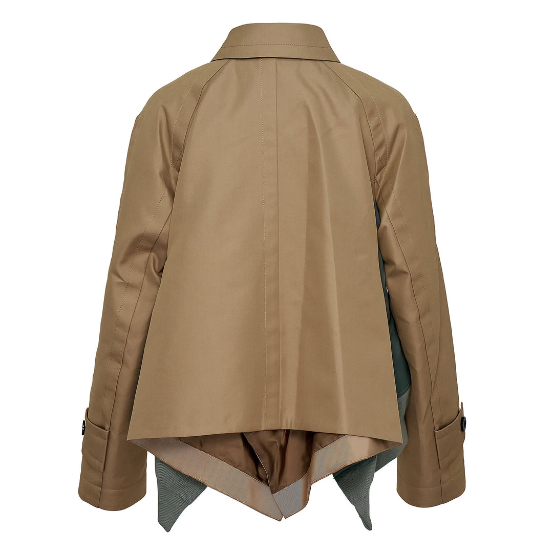 Cotton Gabardine X Nylon Twill Blouson