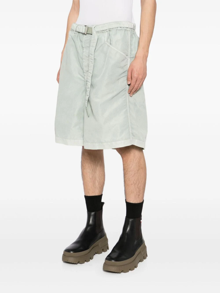 Garment Dye Nylon Twill Shorts