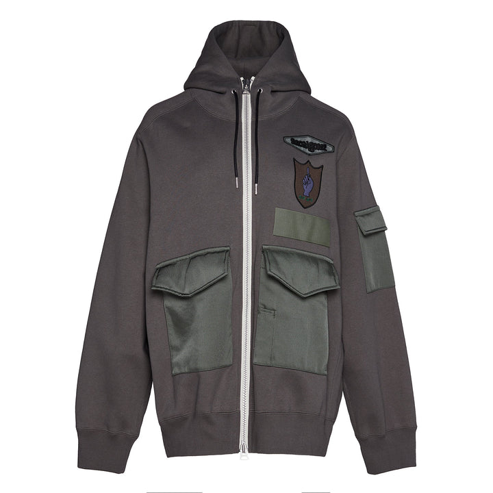 sacai X SPIEWAK Gonz Multi Patch Cotton Jersey T-Shirt