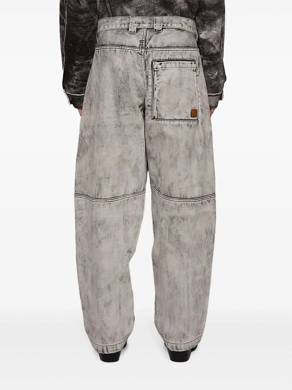 Denim Cargo Pants