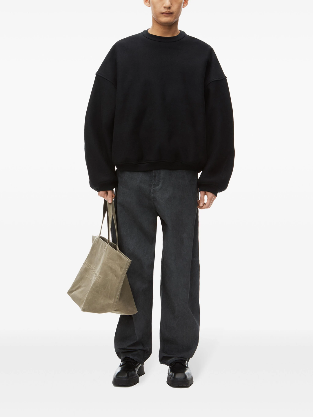 Punch Tote Bag In Wax Canvas