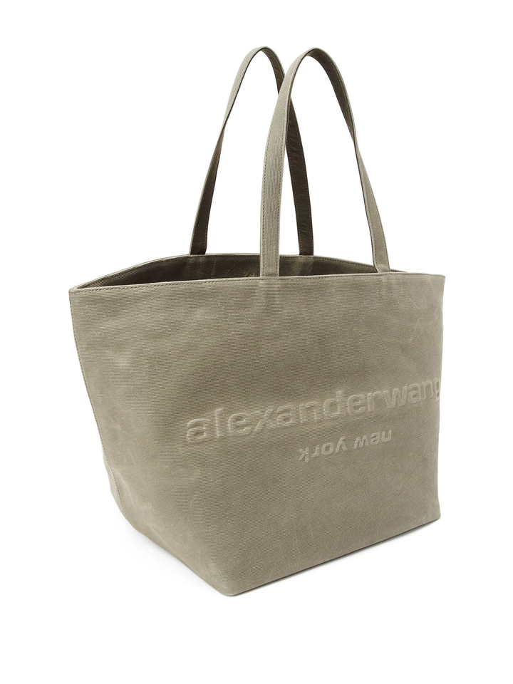 Punch Tote Bag In Wax Canvas