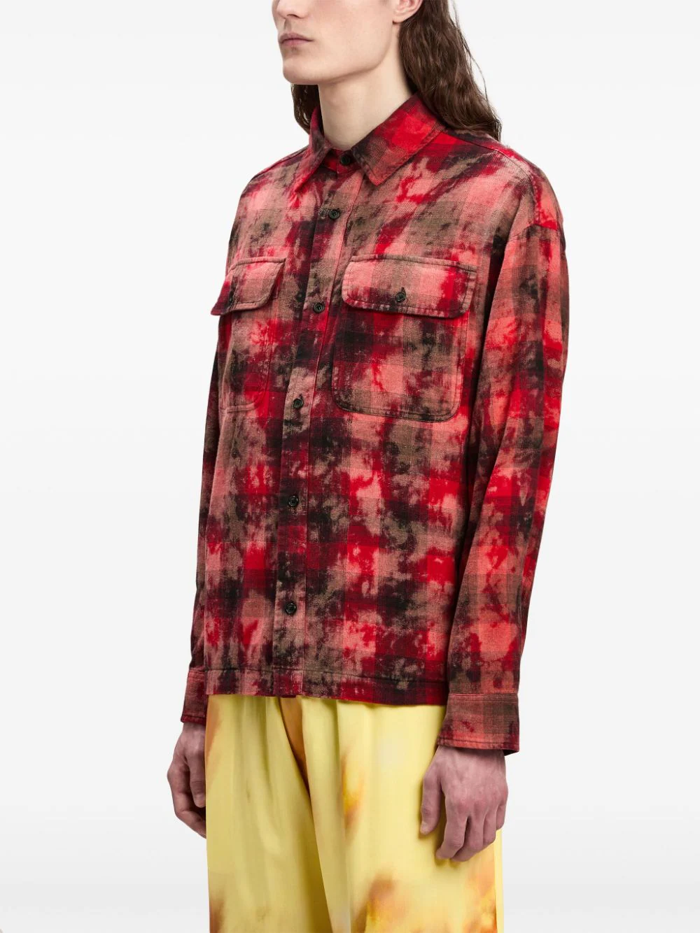 Curved Logo Check Shirt