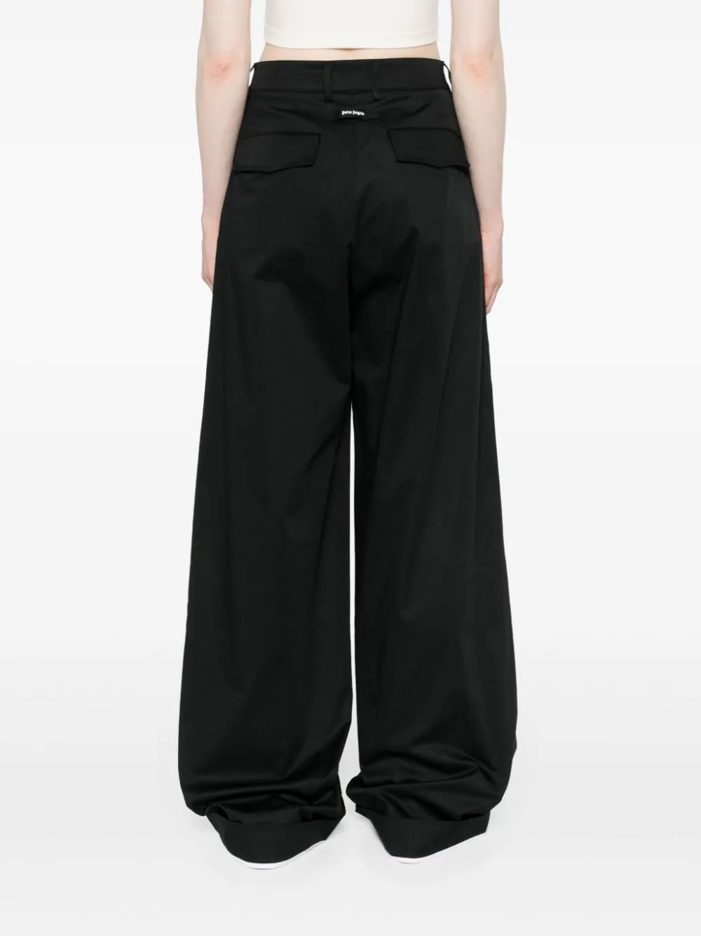 Label Cuffed Pants