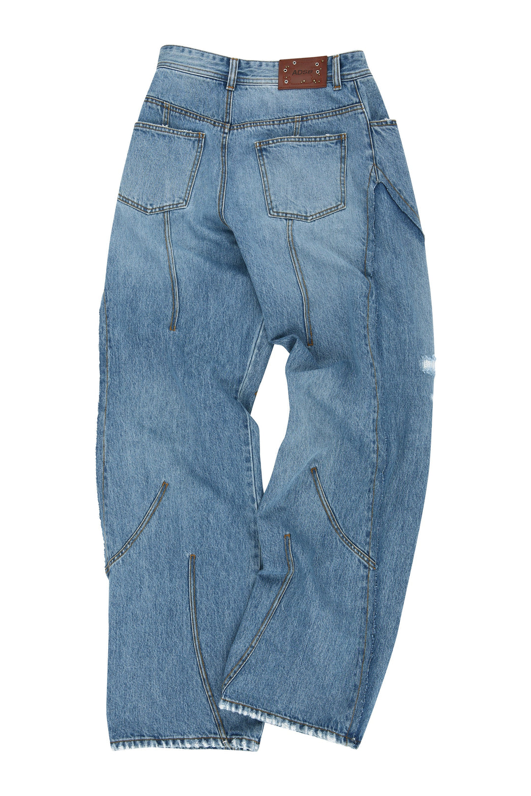 Panel Carpenter Wide Leg Jeans