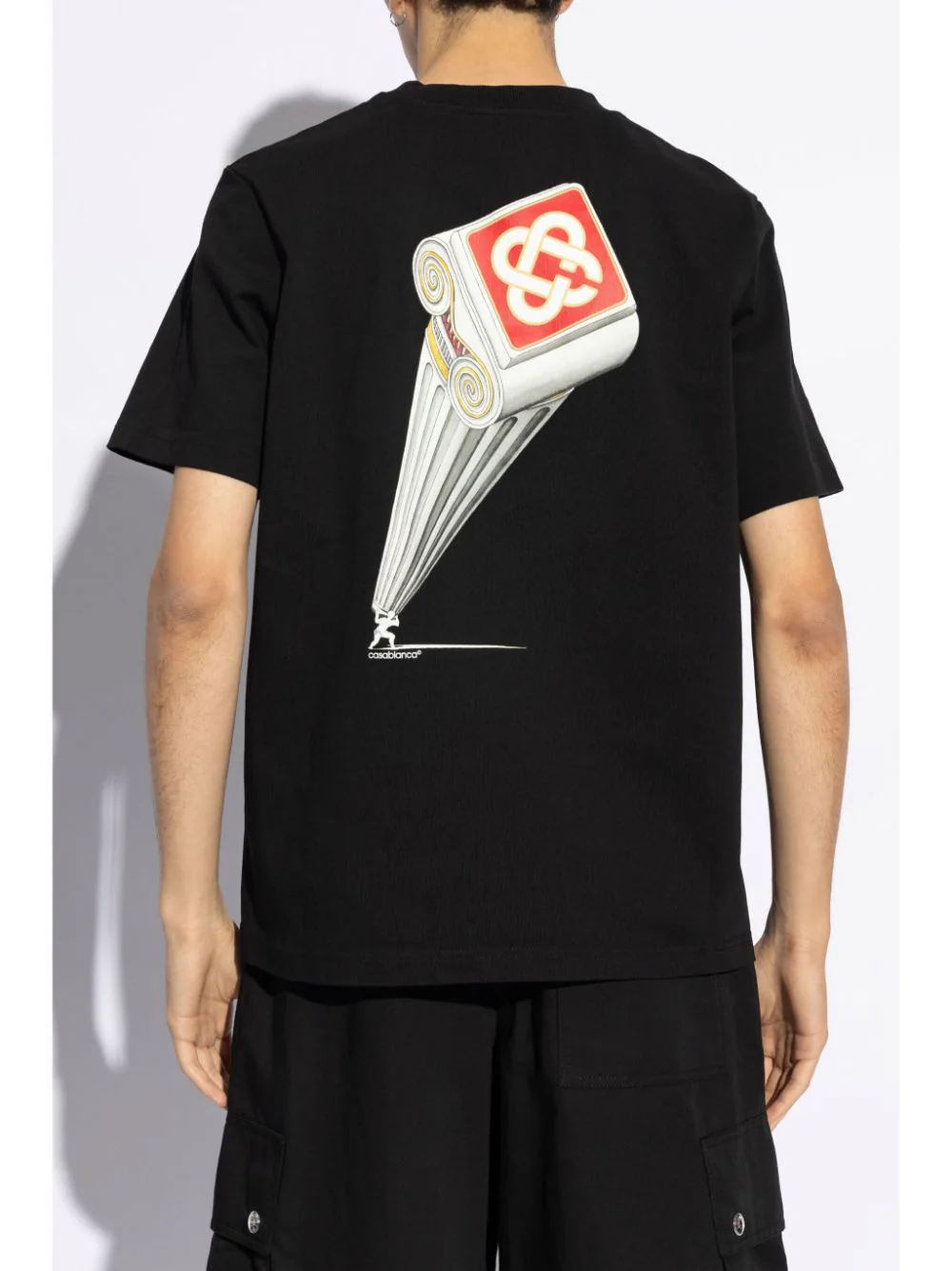 Leaning Column Printed T Shirt