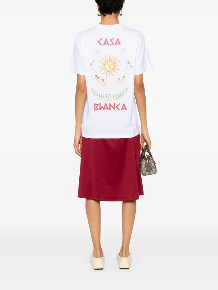 Le Temple Du Savoir Printed T-Shirt