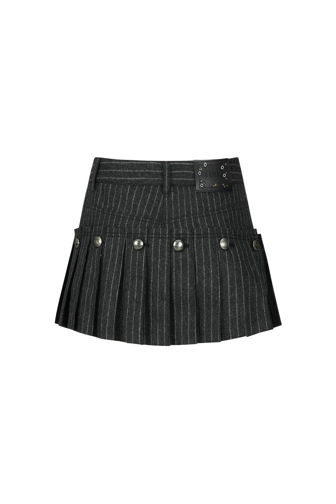 Stripe Wool Skort