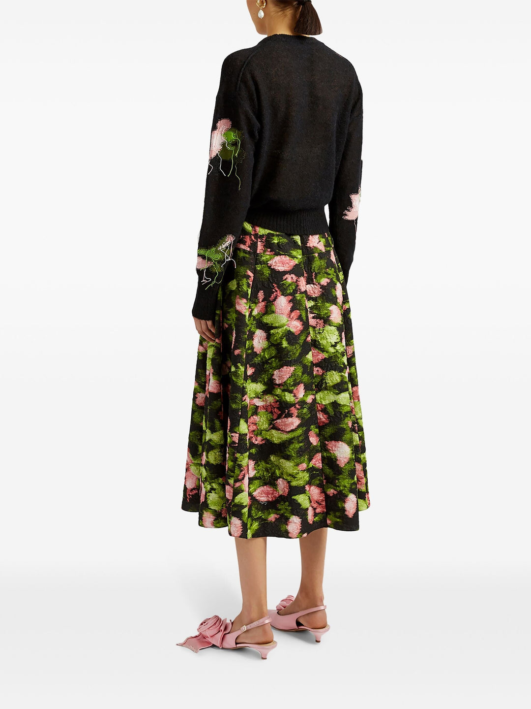 Gathered Voluminous Skirt