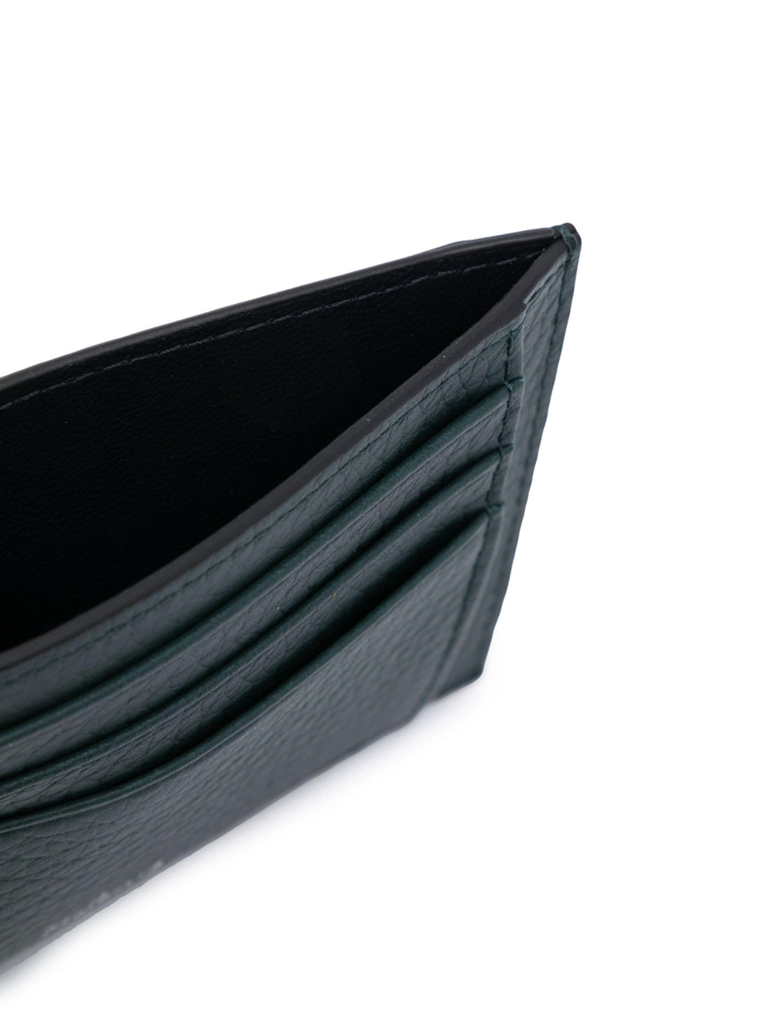 Card Holder Mulberry Green Heavy Grain