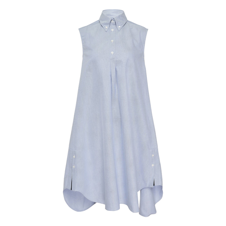 Oversized Sleeveless Shirt Dress